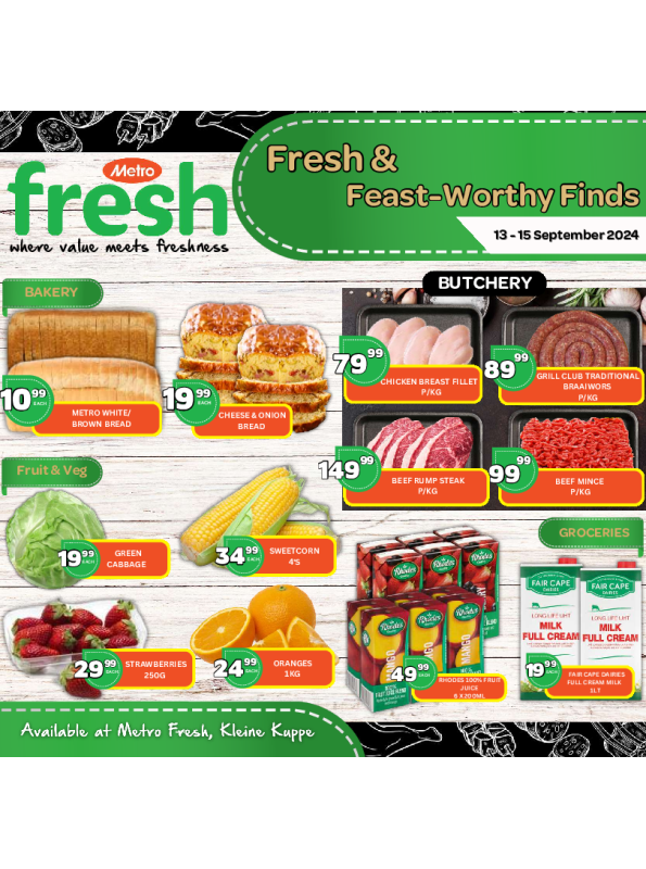 Metro Fresh - Weekend Promo