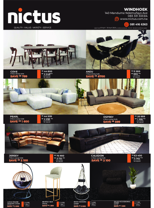Nictus - April Specials