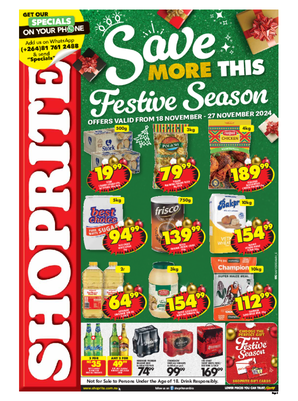 Shoprite - Month End (Nov)