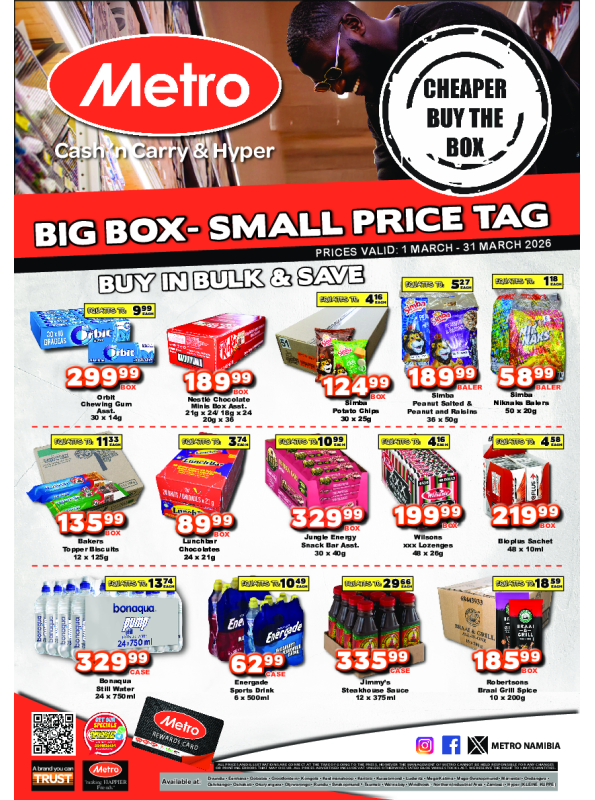 METRO - Cheaper By The Box