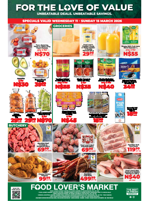 FOOD LOVERS MARKET - Weekend Deals