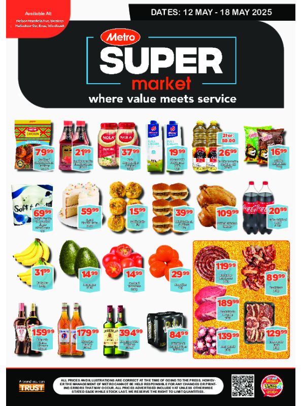 METRO - SUPERMARKET - MID MONTH - EROS & NELSON MANDELA ONLY