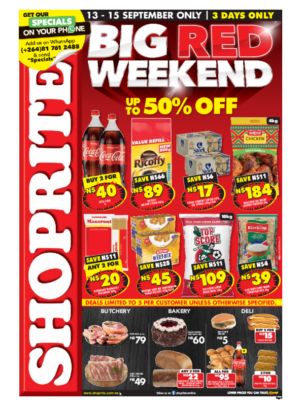 Shoprite - Big Red Weekend