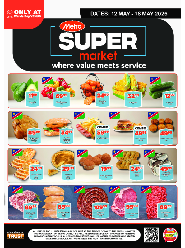 METRO - SUPERMARKET - MID MONTH - VENUS ONLY