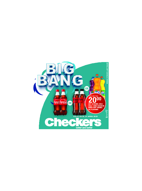 Checkers Big Bang Coke Promo