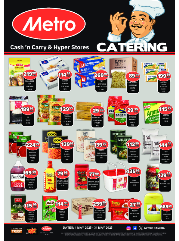 METRO - CASH & CARRY - Catering - May
