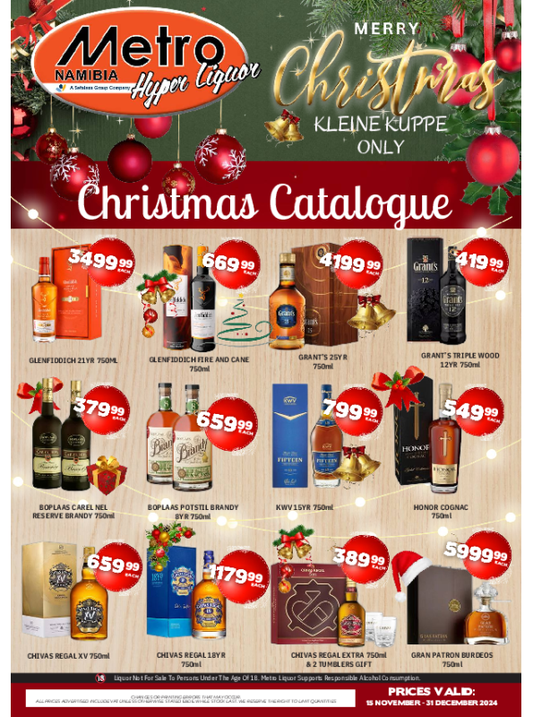 Metro Hyper Liquor - Christmas Catalogue