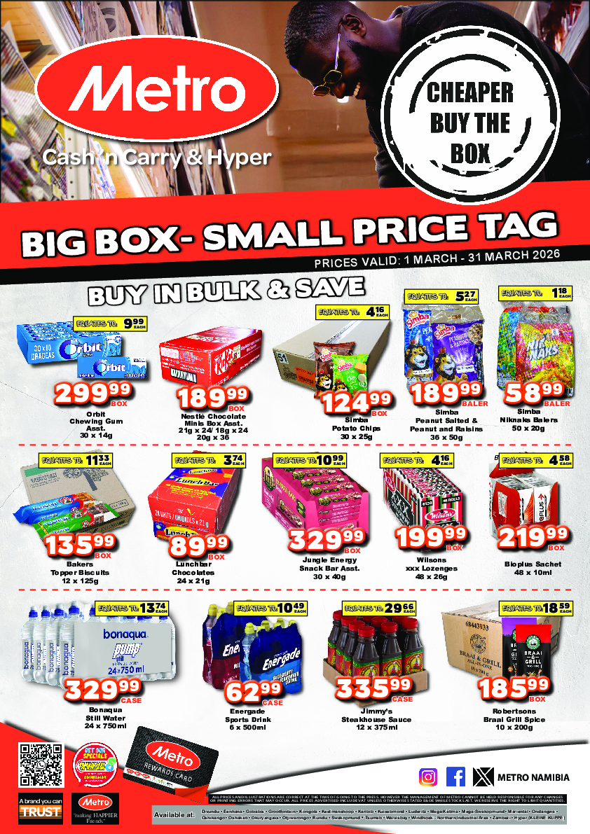 METRO - Cheaper By The Box