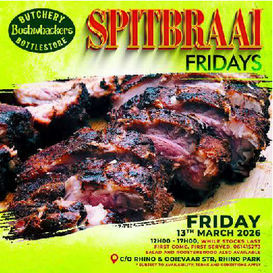 BUSHWHACKERS - Spitbraai Fridays