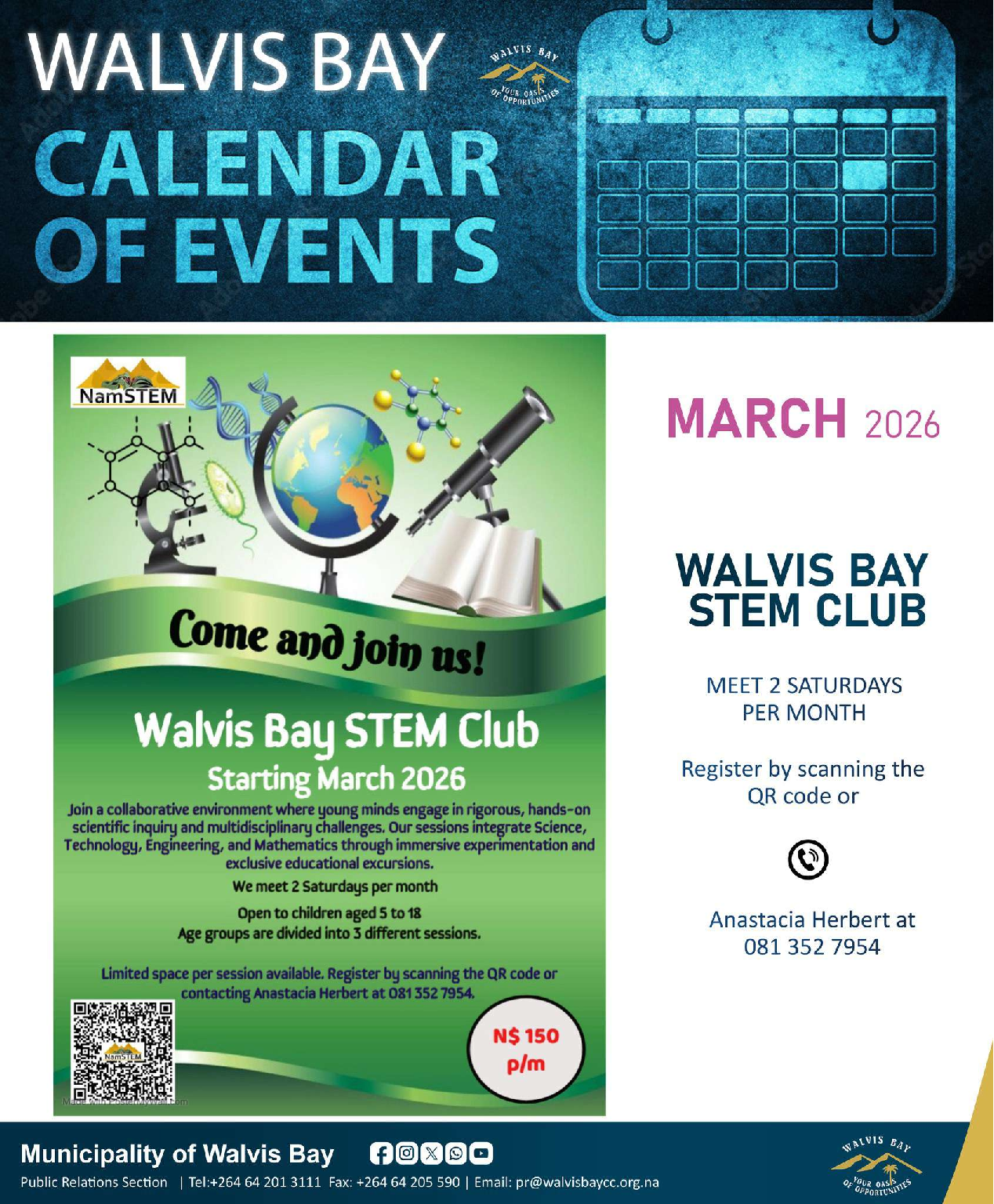 MUNICIPALITY OF WALVIS BAY - STEM Club