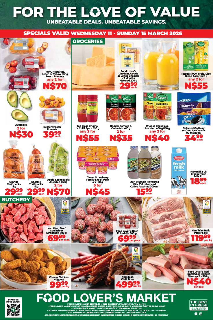 FOOD LOVERS MARKET - Weekend Deals