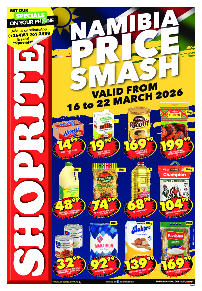 SHOPRITE - Namibia Price Smash