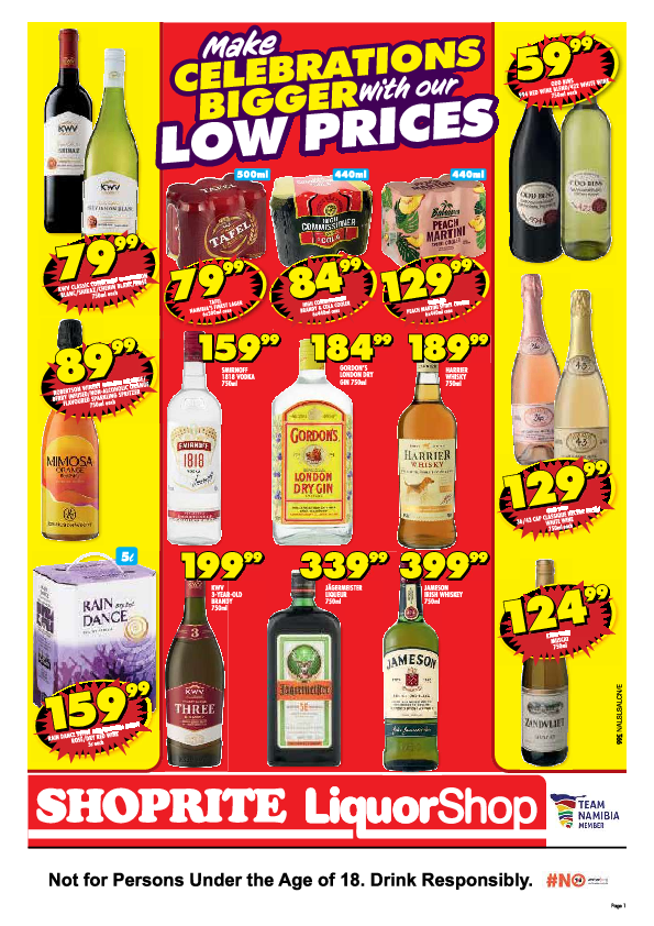 Shoprite - Liquor Store - Month End