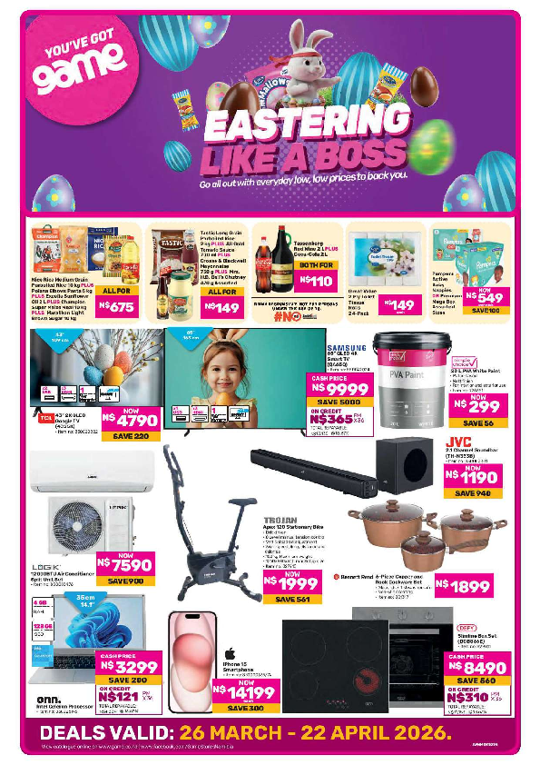 GAME - Easter Specials