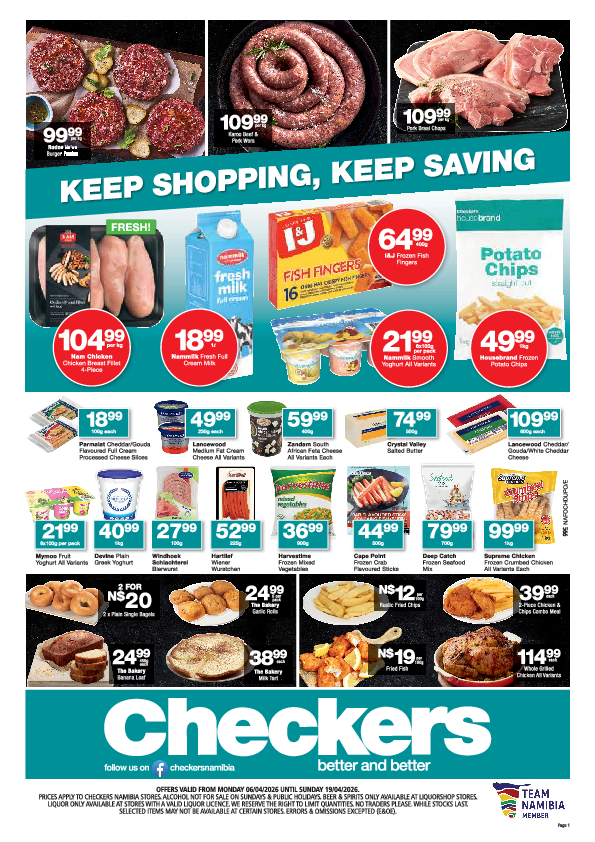 CHECKERS - Mid Month - April