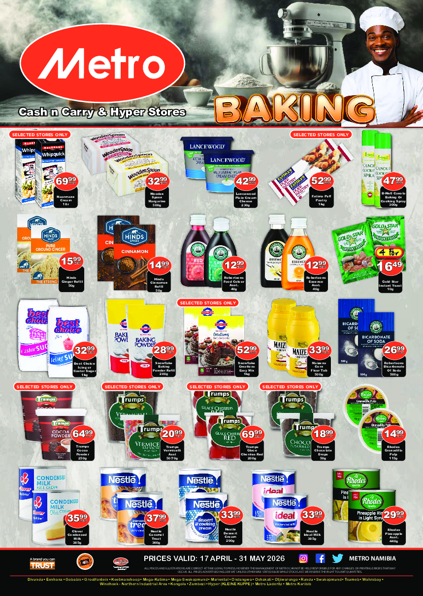METRO - Baking Leaflet - April
