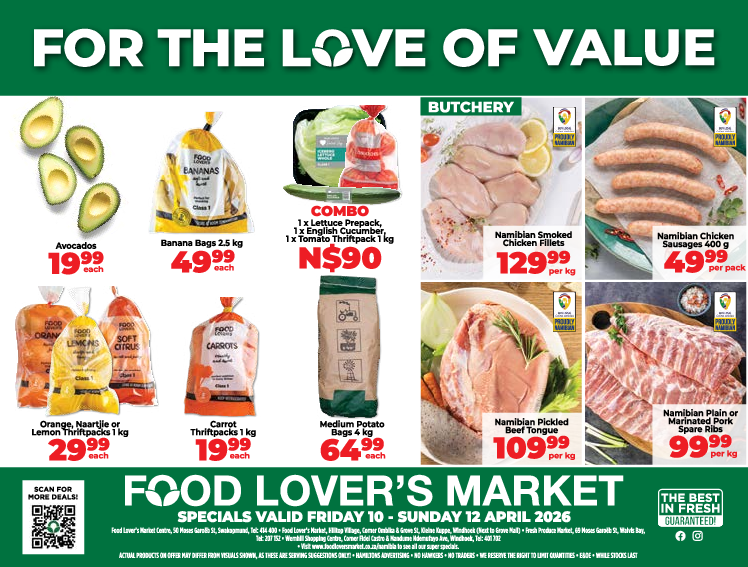 FOOD LOVERS MARKET - Weekend Deals - 10-12 April